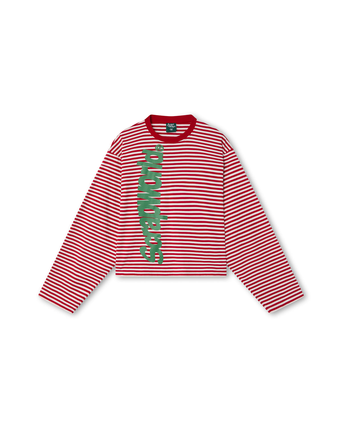 VERT STRIPES LONGSLEEVE TEE RED